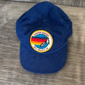 Aviator Nation Deep Blue Corduroy Hat